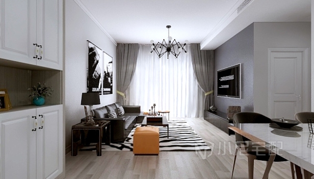 80㎡/兩室兩廳一衛(wèi)/現(xiàn)代 80㎡/兩室兩廳一衛(wèi)/現(xiàn)代