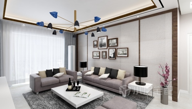 96㎡/兩室一廳兩衛(wèi)/現(xiàn)代 96㎡/兩室一廳兩衛(wèi)/現(xiàn)代